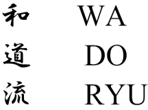 Schriftzug-WaDoRyu Schriftzug-WaDoRyu