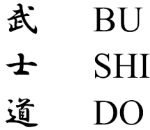 Schriftzug-BuShiDo Schriftzug-BuShiDo